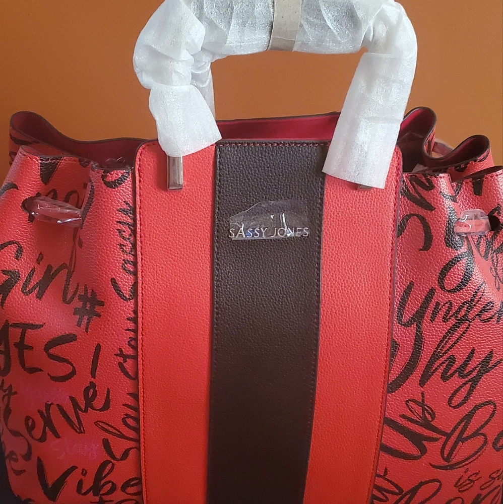Sassy Jones Red Lori Bag